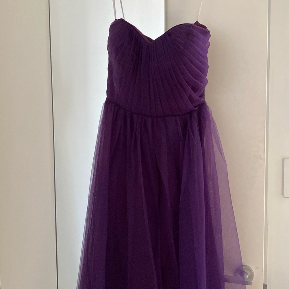 Flowy Tulle Dress (Purple)